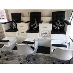 Estación de pedicure triple