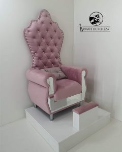 Estación de pedicura tipo trono